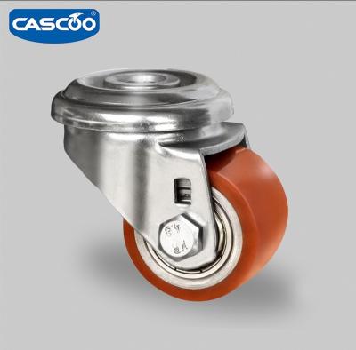 China Other CASCOO Steel Conveyor OEM Customized Color Original Warranty Industries Service Mini Caster Wheel With Brake Wheels And Castors for sale