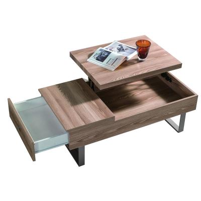 China (Size)Adjustable 3 in 1 Modern Living Room Furniture Panel Wood Universal Tea Table Table for sale