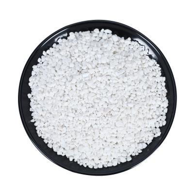 China Decorative Stone Pebble Snow Decoration Sale Pea Peas Gravel-For-Sale Building Block Natural Warm White Marble Stone For Gardens for sale