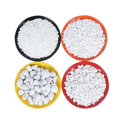 China White Natural Decorative Terrazzo Pebbles Garden Landscape Stone Overall Building Pool Aquarium Natural Driveway Gravel For Garden for sale