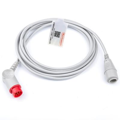 China ISO Multiscene Comptible Mindray IBP Cable , Reusable Blood Pressure Cable for sale