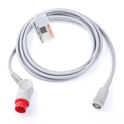 China Portable IBP Adapter Cable TPU Compatible Mindray To MR 12 Pin IBP Transducer for sale