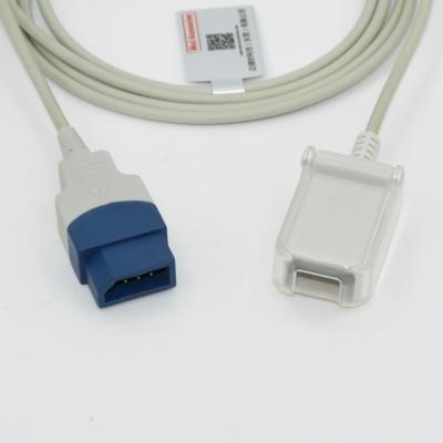 China Todo el paciente Spo2 Sensor Cable Envasado Stock Gris TPU Certificación segura en venta