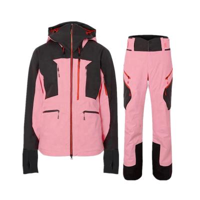 China New Design Women's Anti-UV Custom Made High Quality Waterproof Ski Jackets And Pants Ski Jacket Pants Sets for sale