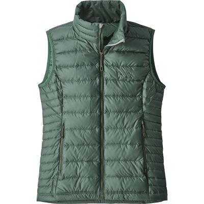 China New Design Women's Lightweight Windproof Vest High Quality Custom Goose Down Down Feather Stripper Vest for sale