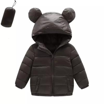 China Autumn Winter Breathable Custom Goose Down Padded Stripper Kids Jackets Cute Girls Jacket for sale