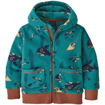 China Custom Baby Winter Windproof Jackets 3 6 Months Boys Girls Outerwear Recycled Polyester Fleece Jackets for sale