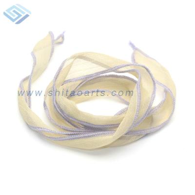 China 2016 Wrap Bracelet Sell Like Hot Cakes, Pure Color Sari Silk Ribbon Women Bracelet for sale