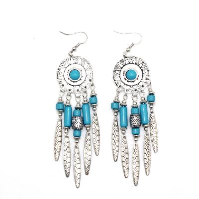 China Bohemian Boho Earring 2017 Fashion Bohemian New Style Large Ethnic Dangle Drop Statement Earring Wedding Earrings for sale