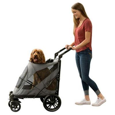 China Sustainable Dog Pet Walker For Dogs Pet Can Easily Walk In/Out No Need To Lift Pet for sale