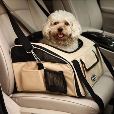 China Sustainable Pet Car Booster Seat Carrier Airline Approved For Pets Puppy Dogs Small Pets Travel Cage for sale