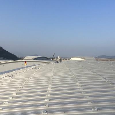 China 430mm Trizip Metal Aluminum Alloy POS Seam Roofing, Facade, Cladding System-Warehouse, Factory Building (TD033) for sale