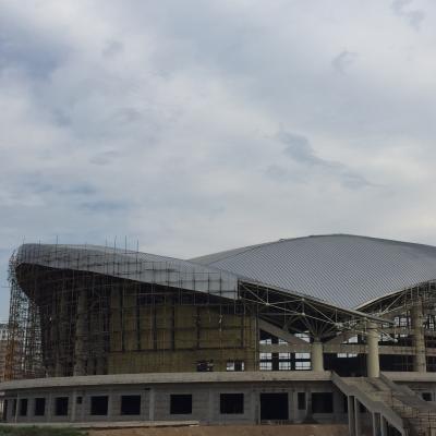 China 330/400/430/500mm Trizip Metal Aluminum Alloy POS Seam Roofing, Facade, Cladding System-Convention and Exhibition Center for sale