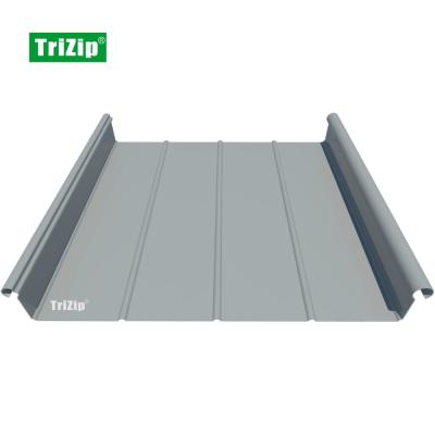 China 430mm Trizip Metal Aluminum Alloy Standing Seam Roofing, Facade, Cladding System-Commercial/Civil Building (TD037) for sale