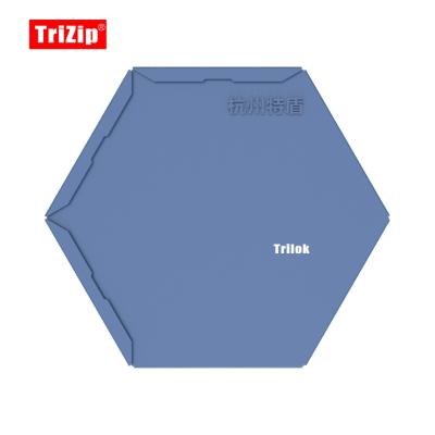 China Modern Trilok RHEINZINK Titanium Zinc Interlocking Roofing, Wall Cladding, Facade Hexagon Shingle Tile (TD230) for sale