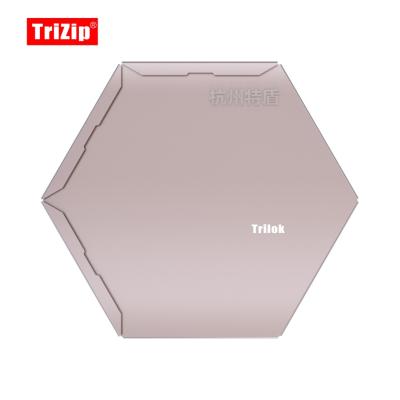 China Trilok Modern Copper Interlocking Roofing, Wall Cladding, Facade Hexagon Shingle Tile (TD228) for sale