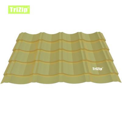 China 828mm Tritile Color Coated Steel Corrugated Antique Metal Roof Tile (TD168) for sale