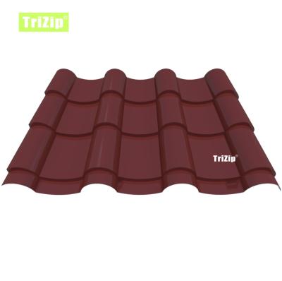 China 765mm Metal Color Coated Steel Corrugated Antique Roof Tile for sale