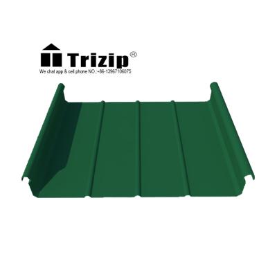 China 305/400/430/500mm for freeform facing structures with Trizip tanding seam covering panels for sale