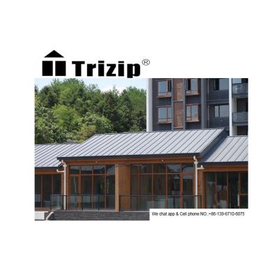 China Modern Double Standing Aluminum Alloy Seam System For Villa, Hotel, Private Home for sale