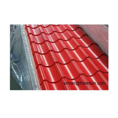 China Modern Metal Roof Sheet With Antique Glazed Tile For Private House And Park Roof for sale