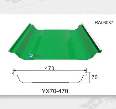 China 470mm aluminum alloy color roofing for sale