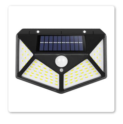 China Motion Sensor Solar Powered Led Outdoor Waterproof Solar Powered Garden Pathway Flood Street Light Wall Lamp Garden Lights for sale