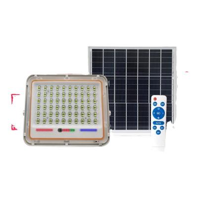 China High Quality Outdoor Ip65 Waterproof 100w Remote Control 200w Garden Floodlight Led Solar Flood Light for sale