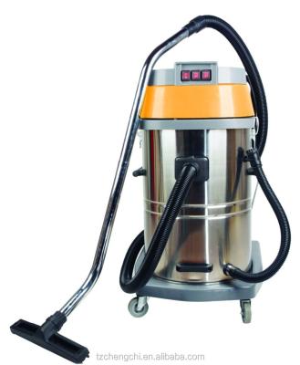 China Stainless Steel+ CE EMC Plastic Industrial Vacuum Cleaner 80 Liter Copper Motor for sale