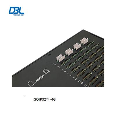 China 32-Channel 4G gateway with 4SIM/channel VOIP GOIP LTE 32 port 128 sims free call 44*26.6*4.7cm for sale