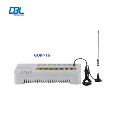 China Call Center 16 VoIP GSM gateway GoIP port call termination for VOIP traffic goip16 for sale