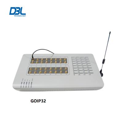 China goip 32 dbl factory gsm gateway sms message ussd imei change bulk voip gateway GoIP-32 for sale