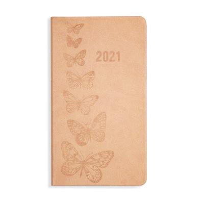 China Mini 2021 Mini Cut Planner 2021 Student Planner Leather Diary Notebook for sale