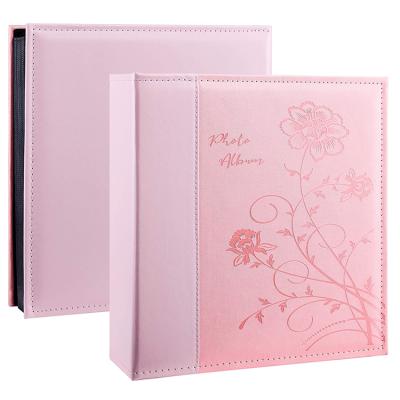 China Wedding Picutre Photo Album 4x6 500 Extra Large Capacity Leather Cover Wedding Family Photo Albums Sale Custom Family Photo Albums Sale for sale