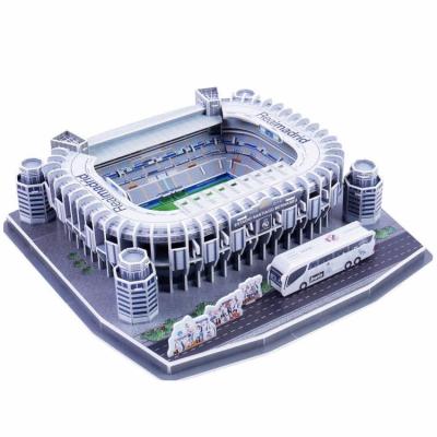 China 2020 Feature New Arrivals Eva Foam EPS 3d Puzzle Stadium Cardboard 3d Football Stadium Puzzle Cube for sale