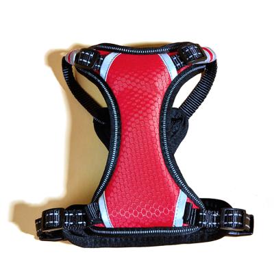 China Customized Customized DETACHED Mesh Nylon Dog Harness For Reflective And Breathable Outdoor Dog Walking for sale