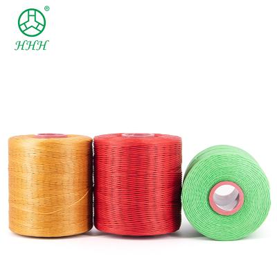 China Abrasion Resistance Waterproof 0.8mm 1mm 100% Polyester Hand-sewn Flats Waxed Braided Rope Leather Waxing Sewing Thread for sale