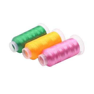 China Low Shrinkage Polyester Embroidery Thread120d/2 150d/2 75D/2100% Polyester Sewing Thread Machine Embroidery Thread for sale