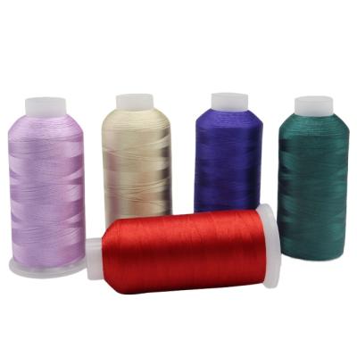 China Low Shrinkage Machine Embroidery Thread 120D 5000Y High Speed ​​Polyester Embroidery Thread for sale