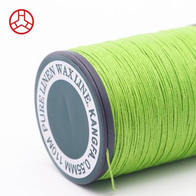 China Wholesale Abrasion Resistance Round Waxed Linen Wire 0.5mm Gutermann Linen Round Waxed Glasses Wire for sale