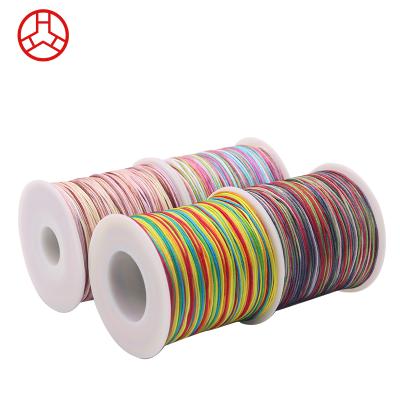 China Jewelry Beading Braided Beads 0.8mm Thickness Wholesale Braided Beads Nylon Beading Thread Size Strong Wire Bracelet Accessories for sale