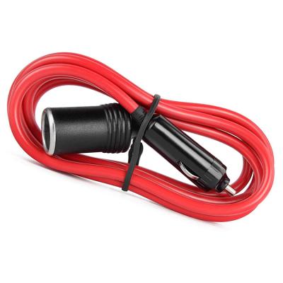 China High Quality Commercial Cigarette 12V Car Charger Socket Extension Cord Lighter Heavy Duty Power Socket for sale