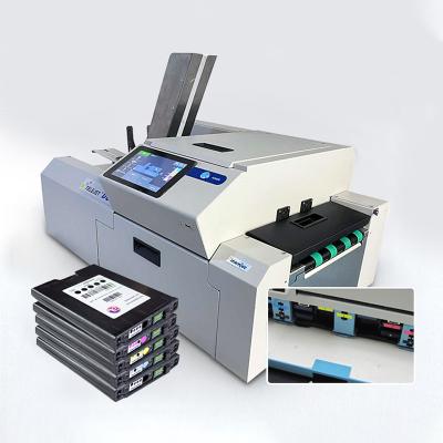 China 2022 Best Quality Hotels Waterproof Inkjet PVC Sticker Printer Automatically Printing Desktop Color PVC Smart Card Printer for sale