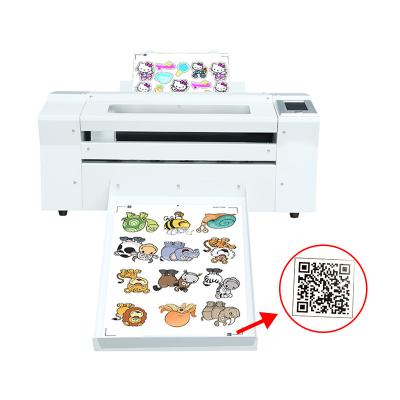 China Factory Automatic Feeding Die Cutter Digital Die Cutting Machine QR Code Scanning Sheet Label Cutter for sale