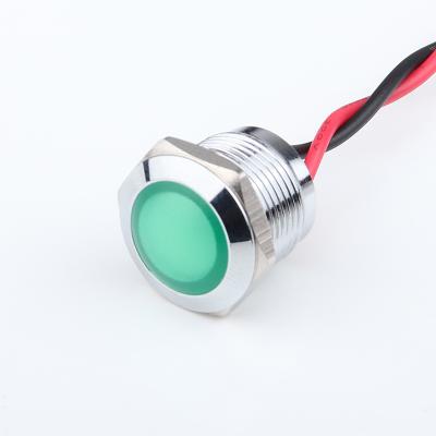 China Copper Plating (Nickel) /Aluminum Oxide 220v Small Mini Indicator Light Lamp Dual Voltage12MM Multicolor for sale