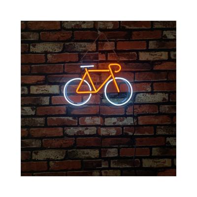 China Acrylic Buildings Amazon Glass Bike Bicycle Neon Sign Customs Lead Neon Sign for sale