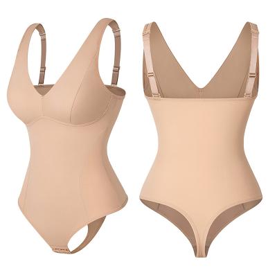 China Breathable Postpartum Body Belly Cincher Firm Waist Control Women Abdomen Shaper Bodysuit Shapewear Thongs Thongs Thongs for sale