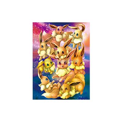 China Japan 30 x 40cm 3D Flip Anime Picture Lenticular of Pocket Monster Poster for sale