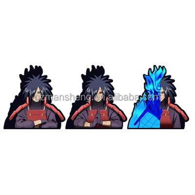 China 2023 PET Actions Jujutsu Kaisen Anime 3d Decorative Lenticular Sticker For Home Decoration Anime Lenticular Sticker for sale