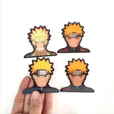 China Wholesale Phone Decorative Stickers Lenticular Sticker Movement Sticker For Mobile Phone Anime Demon Slayer Anime Stickers for sale